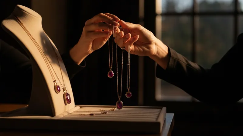 Boutique de commerce spécialisée en bijoux rubis